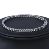 3mm Stainless Steel Ball Foxtail Box Chain Bracelet for Men 8inch DKB467