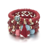 Bohemia Multi-layer Tassel Ethnic Style Bracelet Hot Sell