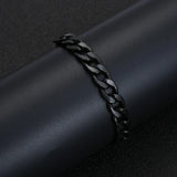 8/10MM 316L Stainless Steel Plated Chain Bracelet for Men