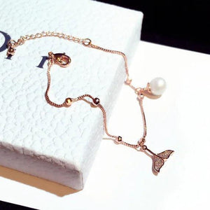 Mermaid Pearl Bracelet for Women Prom Birthday Gift Jewelry