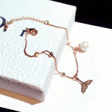 Mermaid Pearl Bracelet for Women Prom Birthday Gift Jewelry