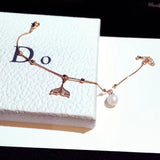 Mermaid Pearl Bracelet for Women Prom Birthday Gift Jewelry
