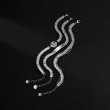 Zircon Stainless Steel Bracelet Double Chain Life Tree Bracelet