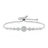Round Shape Gradual Change Zirconia Bracelet