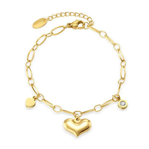 Sweet High Love Titanium Steel Bracelet Party Women Jewelry
