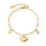 Sweet High Love Titanium Steel Bracelet Party Women Jewelry