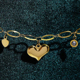 Sweet High Love Titanium Steel Bracelet Party Women Jewelry