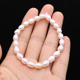 Freshwater Pearl Round Beads Bracelet for DIY Jewelry Making