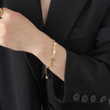 Titanium Stainless Steel Snake Chain Bracelet Personality Bangle