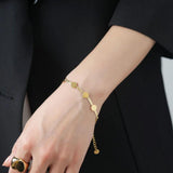 Titanium Stainless Steel Snake Chain Bracelet Personality Bangle
