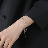 Titanium Stainless Steel Snake Chain Bracelet Personality Bangle