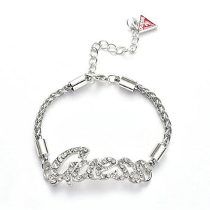 Alphabet Women Bracelet Rhinestones Gothic Weave Bangles Boho Accessories