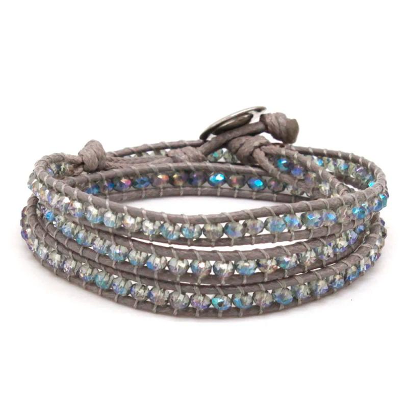 Crystal Chain Wrap Bracelet Bohemian Jewelry