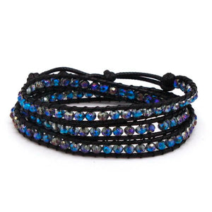 Crystal Chain Wrap Bracelet Bohemian Jewelry