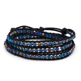 Crystal Chain Wrap Bracelet Bohemian Jewelry
