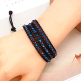 Crystal Chain Wrap Bracelet Bohemian Jewelry
