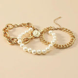 Hot Beads Chain Men Bracelet Stainless Steel Cuban Chain Bracelet