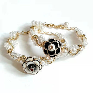 DIY Pearls Bee Arm Charm Bracelet