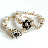 DIY Pearls Bee Arm Charm Bracelet