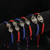 Infinite Cubic Zircon 18k Plated Bracelet Men Lady Jewelry