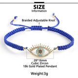 Infinite Cubic Zircon 18k Plated Bracelet Men Lady Jewelry