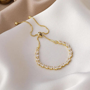 Adjustable Zircon Students Bracelets Gift Party Banquet Jewelry Ornament
