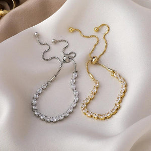 Adjustable Zircon Students Bracelets Gift Party Banquet Jewelry Ornament