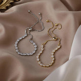 Adjustable Zircon Students Bracelets Gift Party Banquet Jewelry Ornament