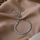 Adjustable Zircon Students Bracelets Gift Party Banquet Jewelry Ornament