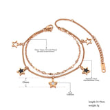 Bohemia Acrylic Chain Link Charm Bracelet Women Jewelry VB20180