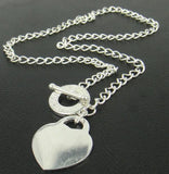 Arrival Women Smooth Heart Bracelet with Toggle Clasp