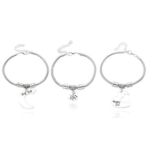 3Pcs Bracelet Set Vintage Jewelry For Friends Boys Couples
