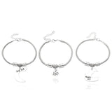 3Pcs Bracelet Set Vintage Jewelry For Friends Boys Couples