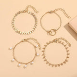 Geometric Street Shot Lady Bracelet with Small Sense Personality