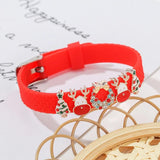 Santa Claus Charm Slide Beads Bracelet Watch Strap Mesh Bracelet