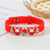 Santa Claus Charm Slide Beads Bracelet Watch Strap Mesh Bracelet