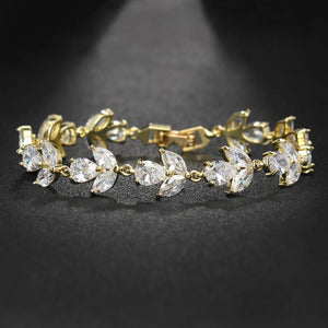 CZ Bracelet Elegant Women's Wedding Party Jewelry Gift