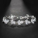 CZ Bracelet Elegant Women's Wedding Party Jewelry Gift