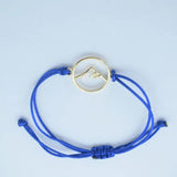 Mountain Charm Bracelet Unisex Climbing Jewelry
