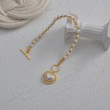 Stainless Steel Heart Bead Bracelets For Women