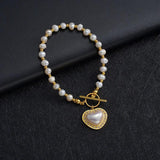 Stainless Steel Heart Bead Bracelets For Women