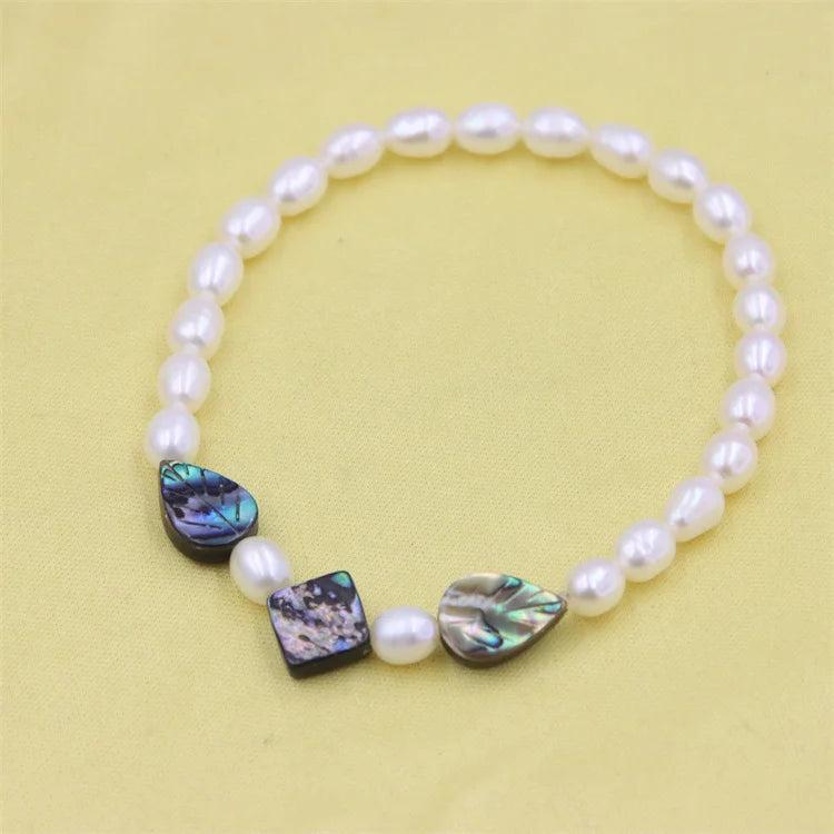 Colorful Abalone Shell Pearl Bracelets for Women Party