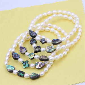 Colorful Abalone Shell Pearl Bracelets for Women Party