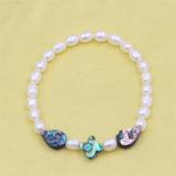 Colorful Abalone Shell Pearl Bracelets for Women Party