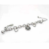 Titanium Steel Bracelet Life Tree Stainless Steel Heart-shaped Round Bracelet