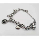 Titanium Steel Bracelet Life Tree Stainless Steel Heart-shaped Round Bracelet