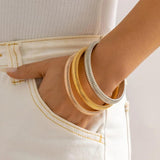 Hip-hop Spiral Twist Bracelet for Women Punk Style Jewelry