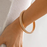 Hip-hop Spiral Twist Bracelet for Women Punk Style Jewelry