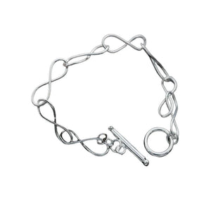 Twisted Circle Style Shape Chain Bracelet Jewelry