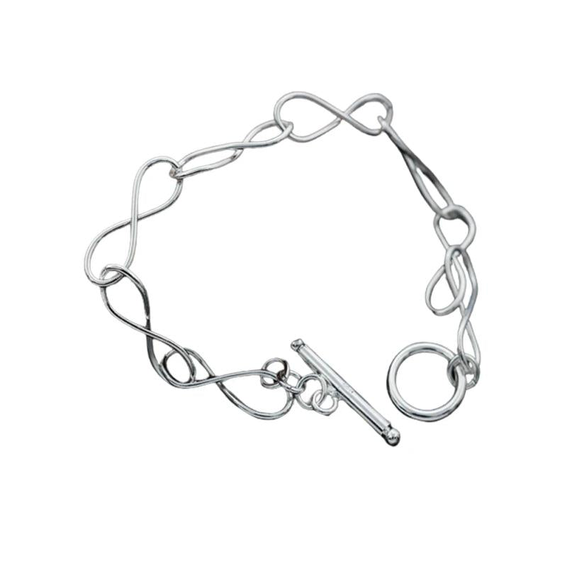 Twisted Circle Style Shape Chain Bracelet Jewelry